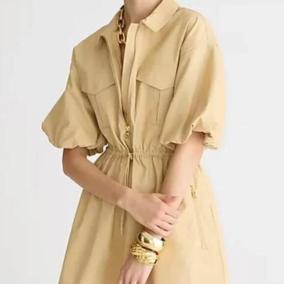 J. Crew Puff-Sleeve Mini Dress - Picture 2 of 6